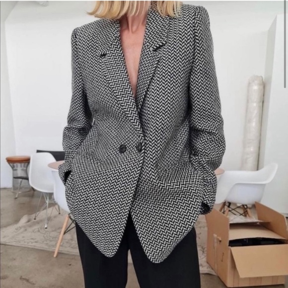 Anine Bing Fishbone Blazer - Picture 2 of 12